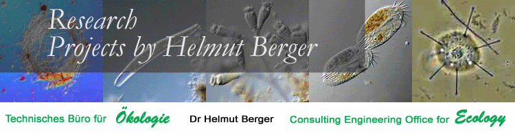 Research Projects by Helmut Berger - Overview / Forschungsprojekte von Helmut Berger - Übersicht